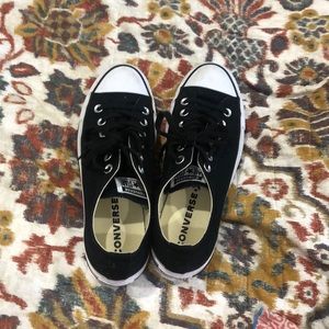 Black Chuck Taylor All Star Platform Lace Ups